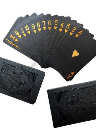 Color Black Gold Playing Card Game Card Group Waterproof Poker Suit