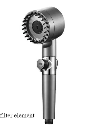 High Pressurized Filter Shower Head 3-mode Adjustable Spray with