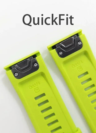 QuickFit 22mm 26mm Silicone Strap For Garmin Fenix 6XPro 5XPlus/Epix