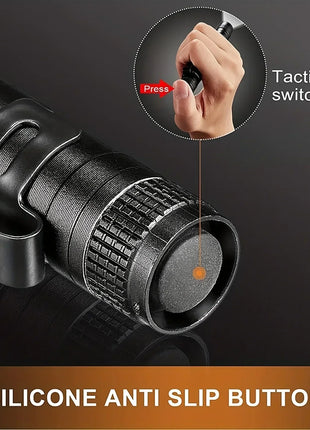 365nm UV Flashlight Ultraviolet Torch With Pen Clip Portable Violet