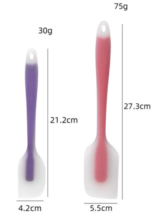 Silicone Cake Scraper Translucent Non-Stick Cake Cream Spatula Kitchen