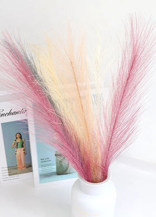 15pcs Artificial Pampas Grass Flower Bouquet For Home Wedding