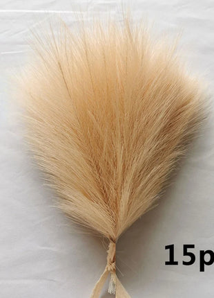 15pcs Artificial Pampas Grass Flower Bouquet For Home Wedding