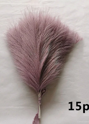 15pcs Artificial Pampas Grass Flower Bouquet For Home Wedding