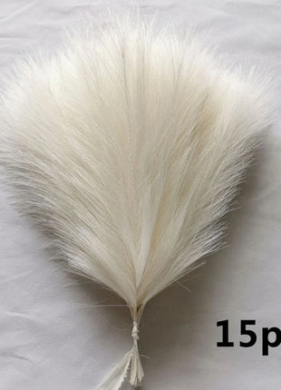 15pcs Artificial Pampas Grass Flower Bouquet For Home Wedding