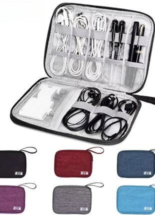 NNBILI Cable Storage Bags System Kit Case USB Charger Data phone