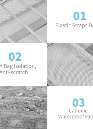 NNBILI Cable Storage Bags System Kit Case USB Charger Data phone