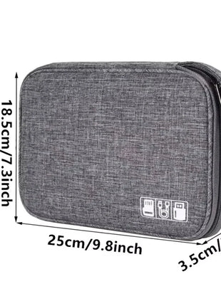 NNBILI Cable Storage Bags System Kit Case USB Charger Data phone