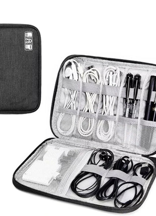 NNBILI Cable Storage Bags System Kit Case USB Charger Data phone