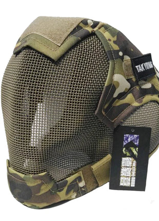 TAK YIYING Airsoft Mask Full Face Mask  War Game Steel Mesh Paintbal
