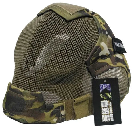 TAK YIYING Airsoft Mask Full Face Mask  War Game Steel Mesh Paintbal