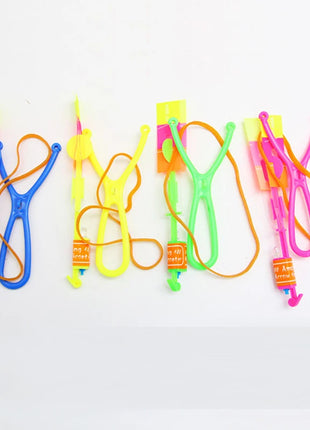 6PCS Outdoor Shining Rocket Flash LED Light Night Kids Luminous
