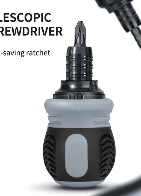 Mini Ratchet Precision Screwdriver Magnetic 13 In 1 Telescopic