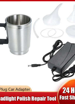 Car Headlight Polish Repair Tool Heating Atomization Cup Headlamp