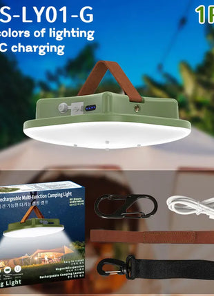 MOSLIGHTING 80W Camping Lantern Portable Flashlights Rechargeable