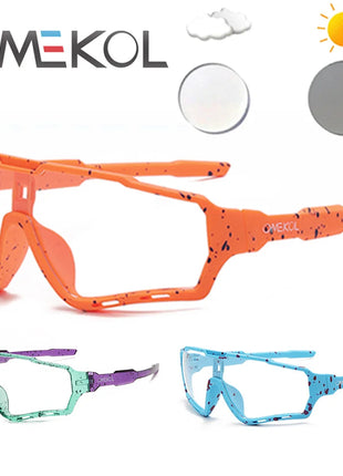 Brand New Men Women Mtb Photochromic Bicycle Eyewear Bike Baseball Sun