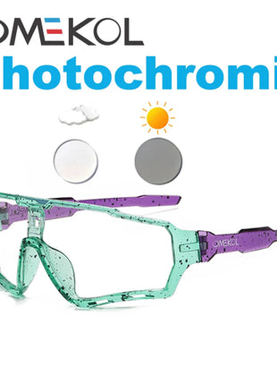 Brand New Men Women Mtb Photochromic Bicycle Eyewear Bike Baseball Sun