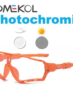 Brand New Men Women Mtb Photochromic Bicycle Eyewear Bike Baseball Sun