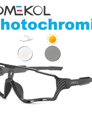 Brand New Men Women Mtb Photochromic Bicycle Eyewear Bike Baseball Sun