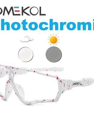 Brand New Men Women Mtb Photochromic Bicycle Eyewear Bike Baseball Sun