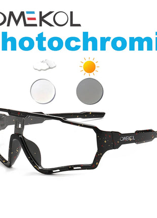 Brand New Men Women Mtb Photochromic Bicycle Eyewear Bike Baseball Sun