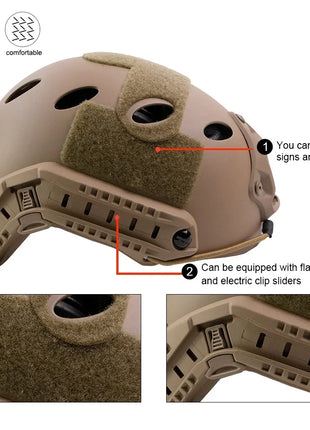 FAST Helmet Airsoft MH Helmet ABS New Thickened Outdoor PJ Air Gun