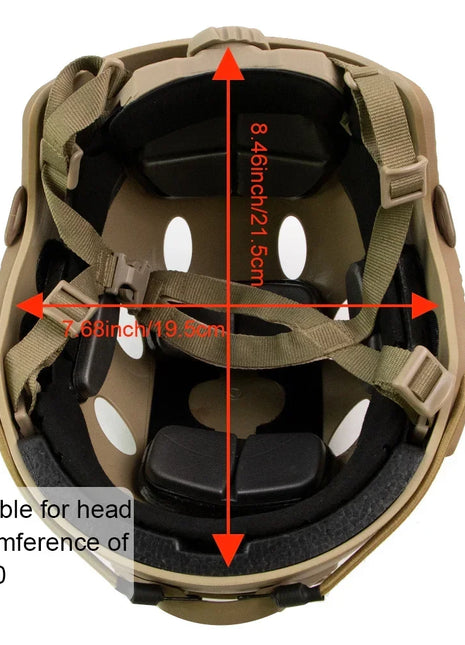 Fast Tactical Helmet Adjustable knob Thicken ABS Outdoor Air Gun