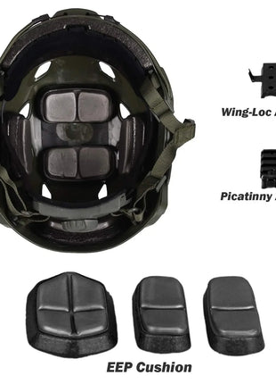 Fast Tactical Helmet Adjustable knob Thicken ABS Outdoor Air Gun