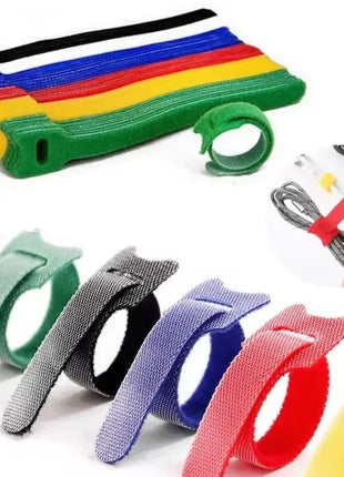 50/200 Pcs Releasable Cable Ties Colored Plastics Reusable Cable ties