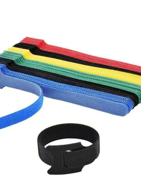 50/200 Pcs Releasable Cable Ties Colored Plastics Reusable Cable ties