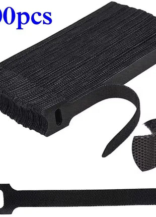 50/200 Pcs Releasable Cable Ties Colored Plastics Reusable Cable ties