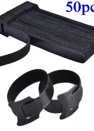 50/200 Pcs Releasable Cable Ties Colored Plastics Reusable Cable ties