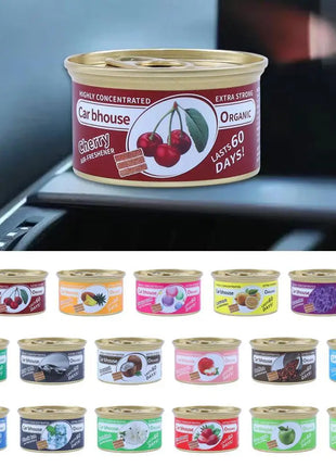 Car Flavoring Car Air Fresheners Perfume Canned Wood Blocks Coffee