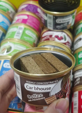 Car Flavoring Car Air Fresheners Perfume Canned Wood Blocks Coffee