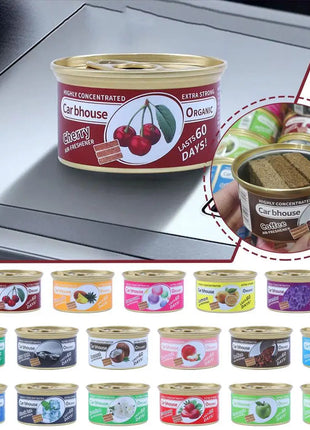 Car Flavoring Car Air Fresheners Perfume Canned Wood Blocks Coffee