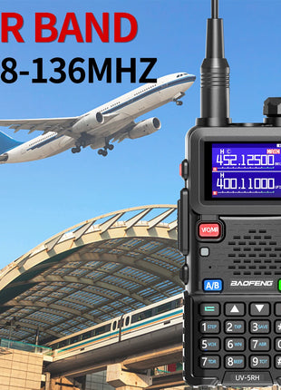 UV 5RH Pro Max 15W Air Band Walkie Talkie Long Range Wirless Copy