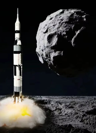 Apollo Saturn V Rocket Building Blocks Kit 602PCS - 59cm Space