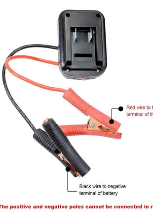 Car Lithium Battery Converter Charger Clip Auto Igniter Jump Starter