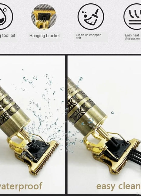 Hot Sale Vintage T9 Electric Cordless Hair Cutting Machine