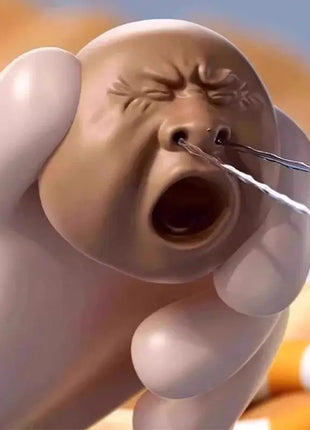 Creative Facial Yawning Water Spray Toy Funny Ornament Pinching