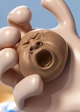 Creative Facial Yawning Water Spray Toy Funny Ornament Pinching