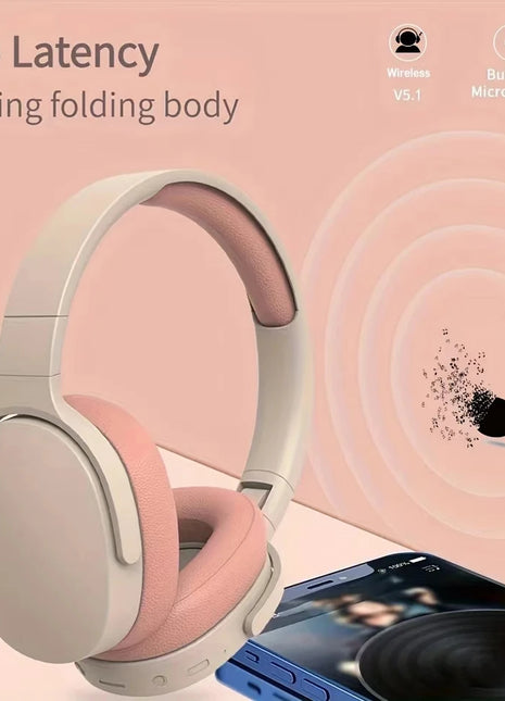 #NEW Fashion Wireless Bluetooth Headphones Over Ear HIFI Stereo