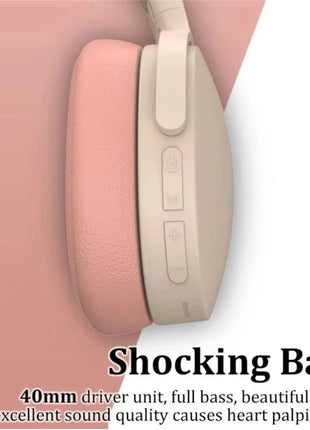 #NEW Fashion Wireless Bluetooth Headphones Over Ear HIFI Stereo