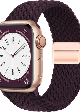 Braided Strap For Apple Watch Band 44mm 40mm 45mm 49mm 41mm 38 buckle