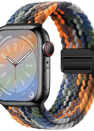 Braided Strap For Apple Watch Band 44mm 40mm 45mm 49mm 41mm 38 buckle