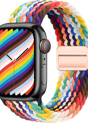 Braided Strap For Apple Watch Band 44mm 40mm 45mm 49mm 41mm 38 buckle
