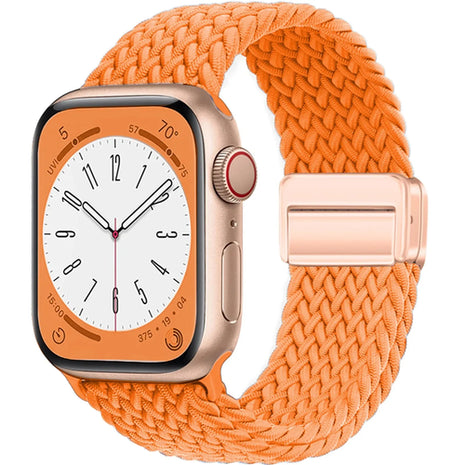 Braided Strap For Apple Watch Band 44mm 40mm 45mm 49mm 41mm 38 buckle