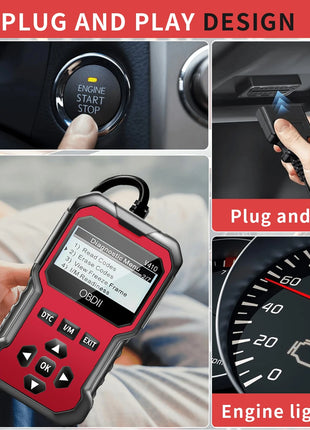 Car Obd2 Scanner Diagnostic Tool Code Reader Engine Fault Code Reader
