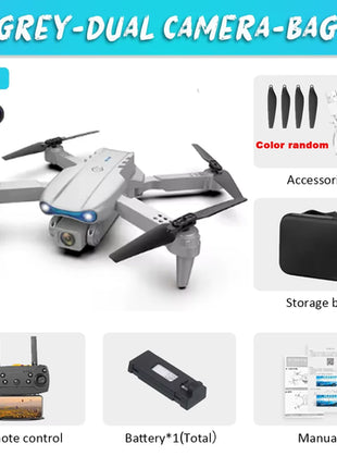 E99 K3 Pro Drone HD Professional 4k drone Dual Camera WIFI fpv