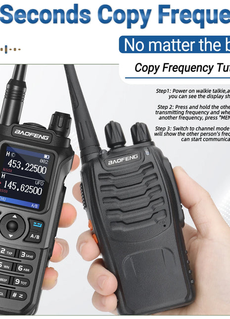Baofeng UV 21 Pro Wireless Copy Frequency Walkie Talkie Long Range